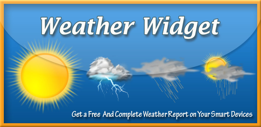 Weather forecast widget 1